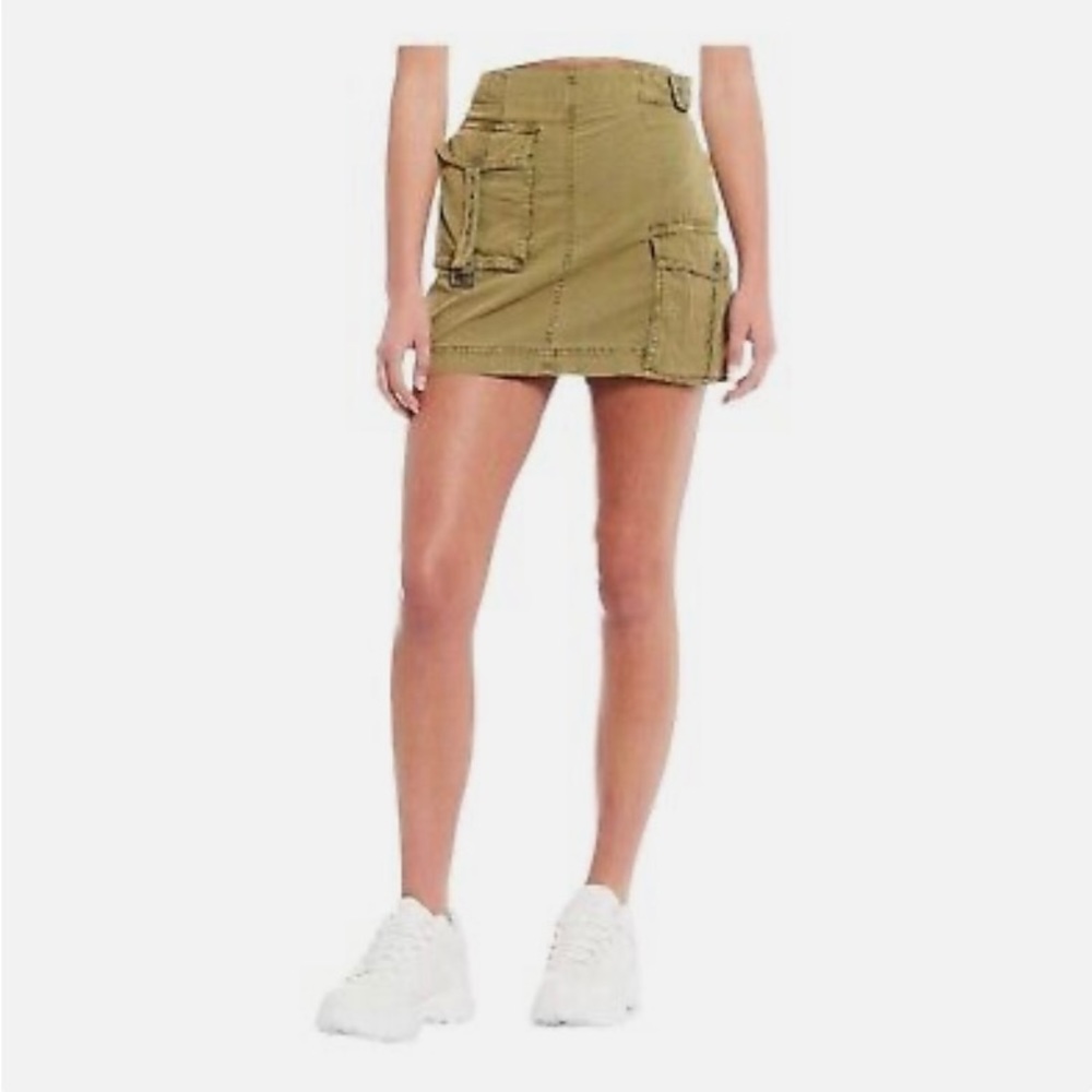 Free People Utility Skirt